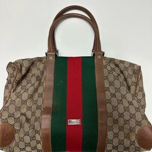 Gucci Sherry GG Monogram Boston Bag